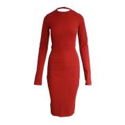 Pre-owned Cotton dresses Rick Owens Pre-owned , Red , Dames