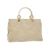 Pre-owned Nylon handbags Prada Vintage , Beige , Dames