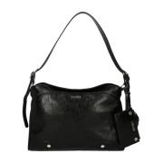 Schoudertas ECS L Hobo Liu Jo , Black , Dames