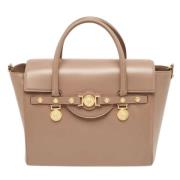 Pre-owned Leather totes Versace Pre-owned , Beige , Dames