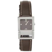 Pre-owned Stainless Steel watches Fendi Vintage , Brown , Dames