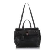 Pre-owned Leather shoulder-bags Valentino Vintage , Black , Dames