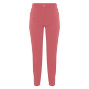 Hoge taille rechte pijp pak broek Kocca , Pink , Dames