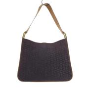 Pre-owned Suede celine-bags Celine Vintage , Purple , Dames