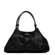 Pre-owned Leather gucci-bags Gucci Vintage , Black , Dames