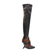 Pre-owned Leather boots Tom Ford Pre-owned , Black , Dames