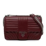 Pre-owned Leather prada-bags Prada Vintage , Red , Dames