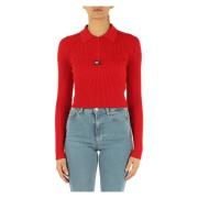 Knitwear Tommy Jeans , Red , Dames