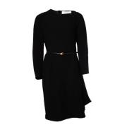 Pre-owned Silk dresses Valentino Vintage , Black , Dames