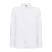 Witte Katoenen Overhemd Model 811978 Zanone , White , Heren
