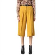 Cropped Trousers Liu Jo , Yellow , Dames