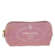Pre-owned Canvas prada-bags Prada Vintage , Pink , Dames