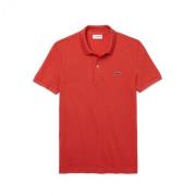 Slim Fit Polo Shirt Lacoste , Red , Heren