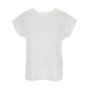 Boatneck Shirt Wit Allude , White , Dames