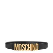 Belt Moschino , Black , Heren