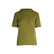 Pre-owned Wool tops Prada Vintage , Green , Dames