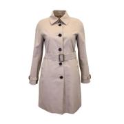 Pre-owned Cotton outerwear Burberry Vintage , Beige , Dames