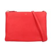 Pre-owned Leather shoulder-bags Celine Vintage , Red , Dames