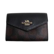 Pre-owned Canvas wallets Coach Pre-owned , Brown , Dames