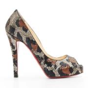 Pre-owned Fabric heels Christian Louboutin Pre-owned , Multicolor , Da...