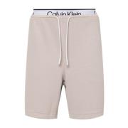 Beige Sport Shorts voor Mannen Calvin Klein , Beige , Heren