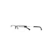 Zwarte optische bril, veelzijdig en stijlvol Emporio Armani , Black , ...