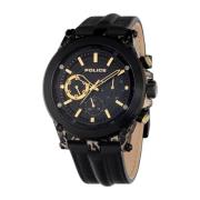 Watches Police , Black , Heren