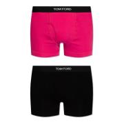 Merkboxers twee-pack Tom Ford , Pink , Heren