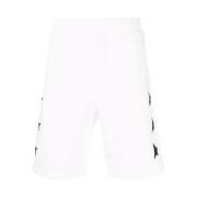 Bermuda Diego Blanc Étoiles Noires Shorts Golden Goose , White , Heren