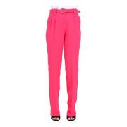 Fuchsia Cady Bistretch Buckle Broek Versace Jeans Couture , Pink , Dam...
