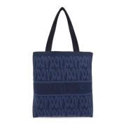 Shopper tas met monogram Moncler , Blue , Unisex