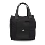 Shopper tas met logo Y-3 , Black , Unisex