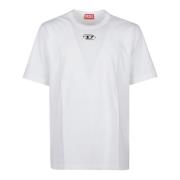 Witte T-Just-Od T-Shirt Diesel , White , Heren