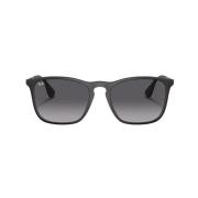 Chris Grijze Gradient Zonnebril Ray-Ban , Black , Heren