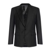 Visgraatblazer Dolce & Gabbana , Black , Heren