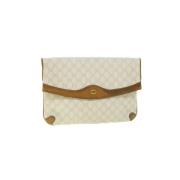 Pre-owned Canvas gucci-bags Gucci Vintage , White , Dames