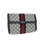 Pre-owned Canvas gucci-bags Gucci Vintage , Blue , Dames