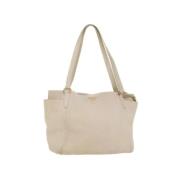 Pre-owned Leather prada-bags Prada Vintage , White , Dames