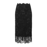 Midi Skirts Ermanno Scervino , Black , Dames