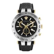 Metalen roestvrijstalen Horloge Versace , Gray , Heren