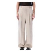 Trousers Ami Paris , Beige , Heren