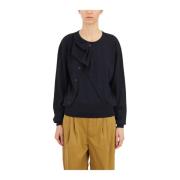 Round-neck Knitwear Lemaire , Blue , Dames