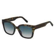 Havana/Light Blue Shaded Sunglasses Marc Jacobs , Brown , Dames