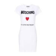 Summer Dresses Moschino , White , Dames