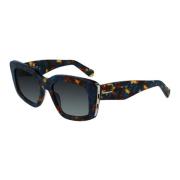 Havana Blue/Grey Sunglasses Sf1024S Salvatore Ferragamo , Multicolor ,...