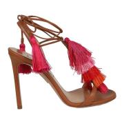 Flat Sandals Aquazzura , Brown , Dames