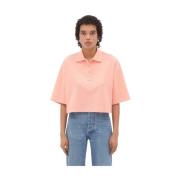 Polo Shirts Bottega Veneta , Pink , Dames