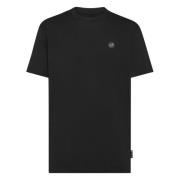 Zwarte T-shirts en Polos Philipp Plein , Black , Heren