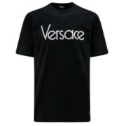 T-Shirts Versace , Black , Heren