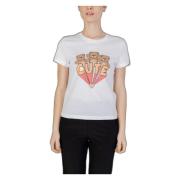Bear Box T-Shirt Dames Collectie Only , White , Dames